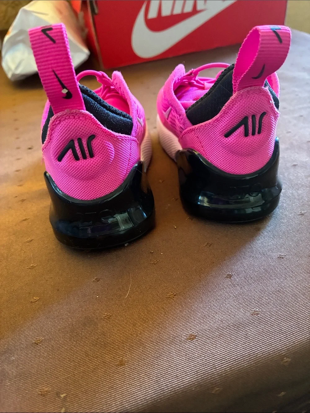 Nike Kids Hot Pink Slip-On Mesh Sneakers